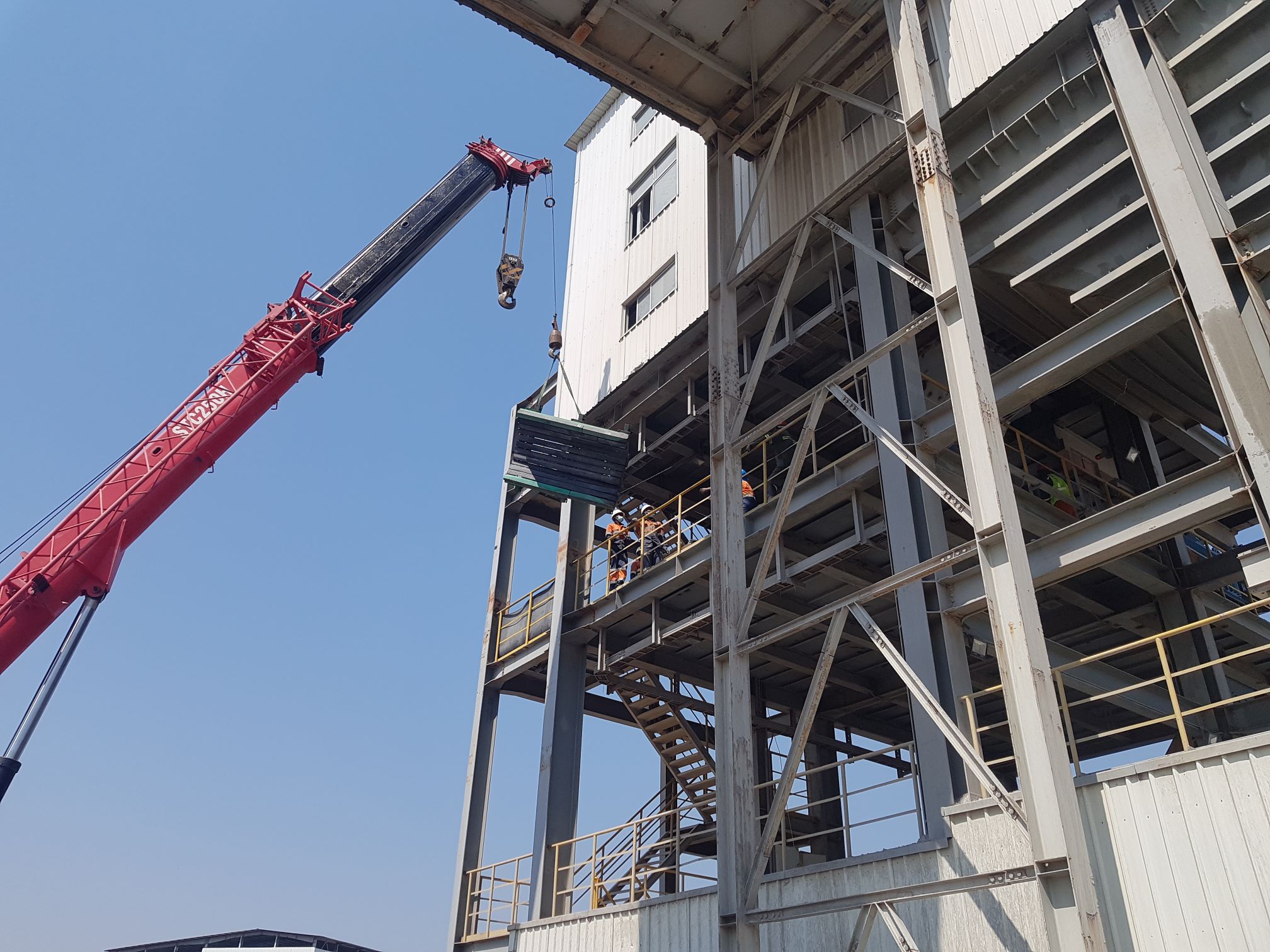 Installation of impact bed